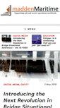 Mobile Screenshot of madden-maritime.com